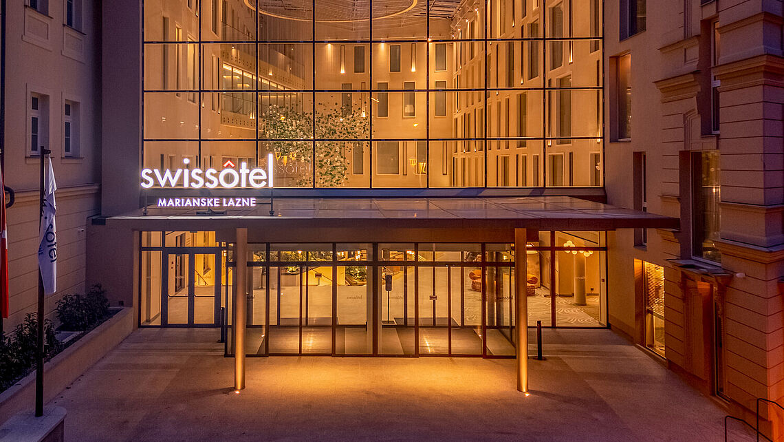 Außenansicht Swissôtel Marianske Lazne in Marienbad